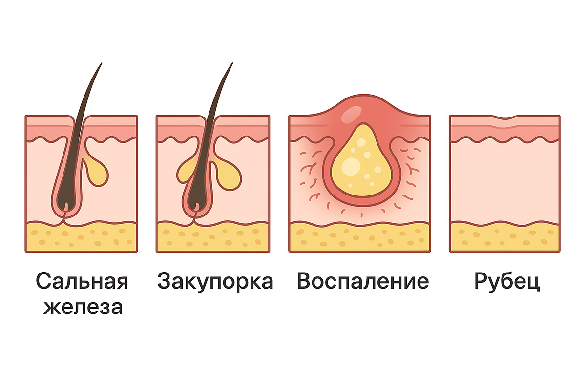Акне и прыщи