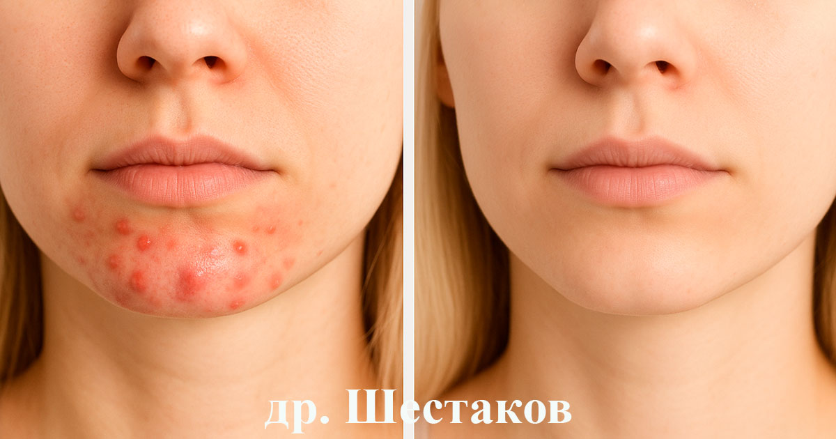 Лечение акне на лице