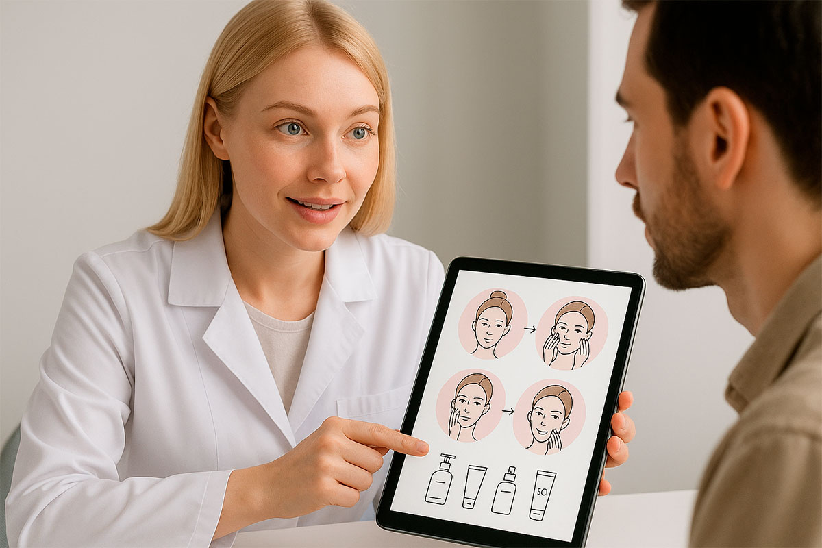 Причины акне на лице