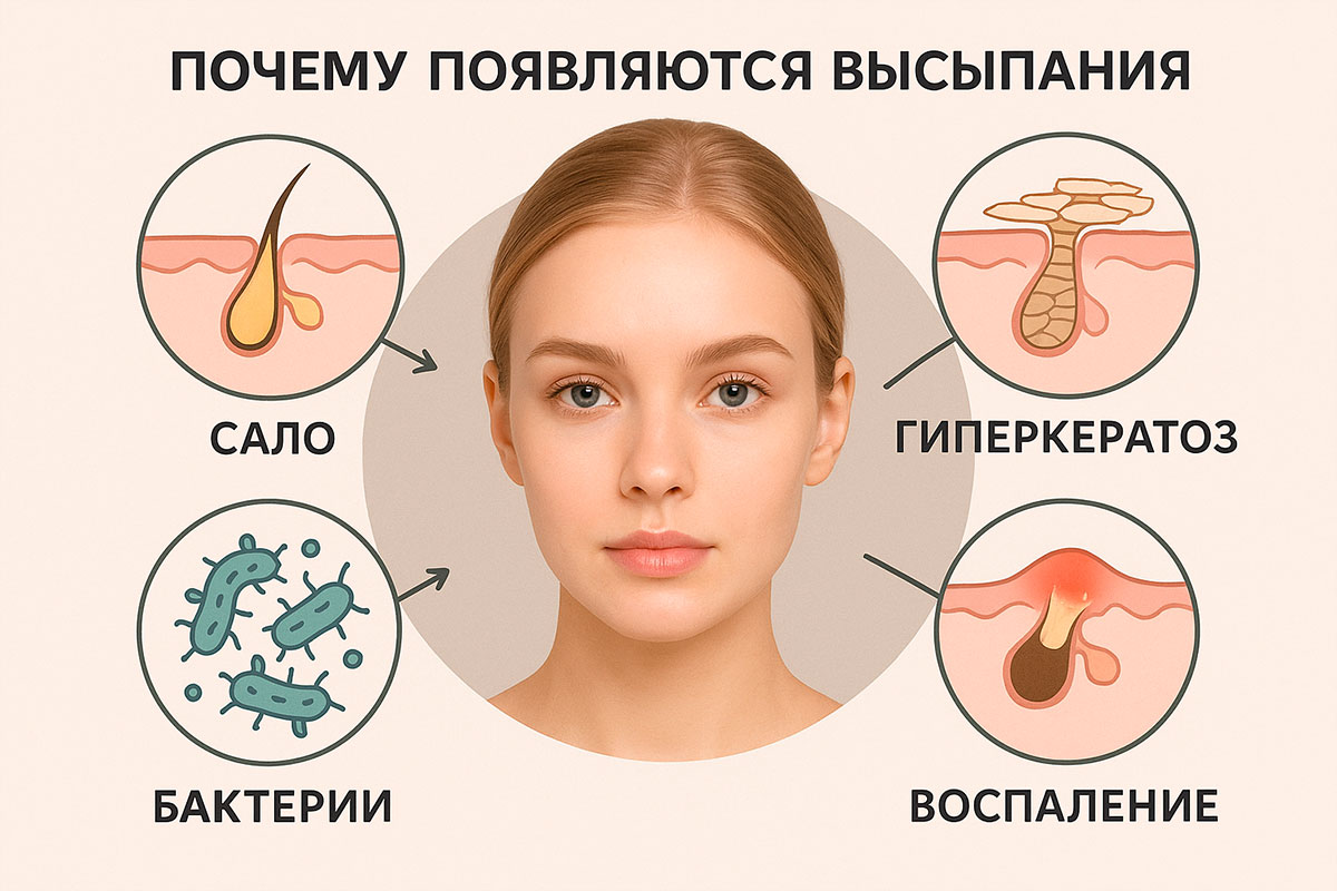 Акне у подростков