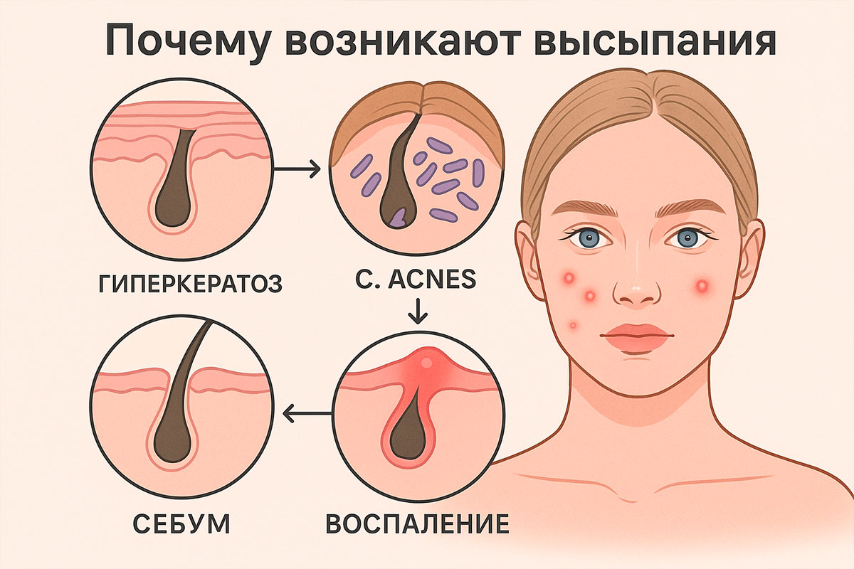 Угревая сыпь лечение