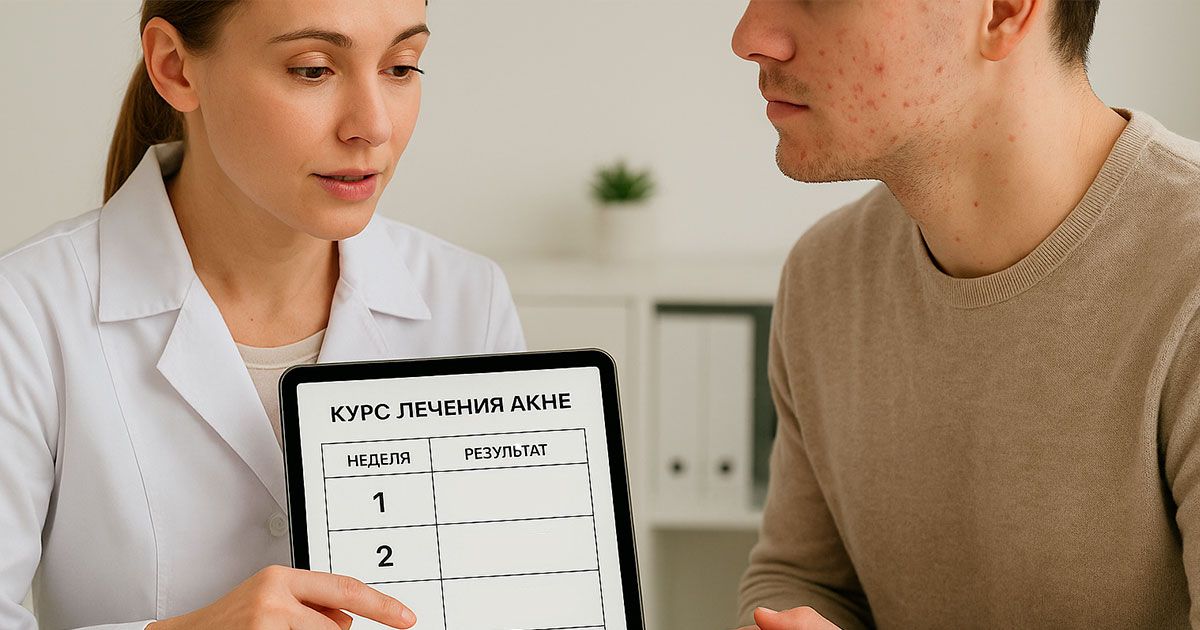 Комплексное лечение акне