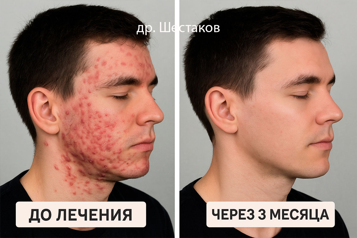 Кистозные прыщи