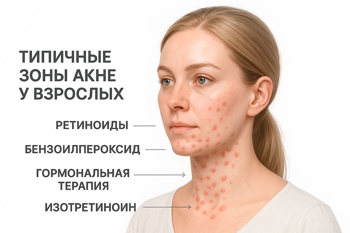 Лечение угрей у взрослых