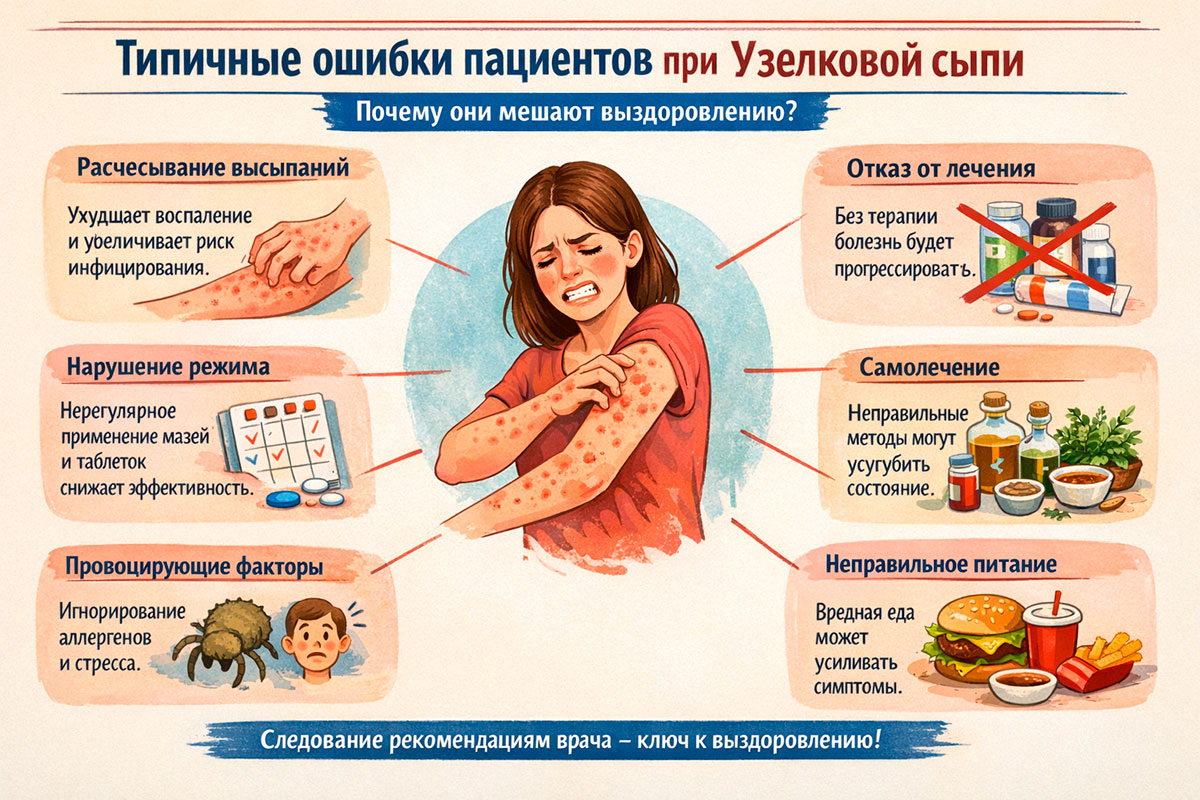 Типичные ошибки пациентов и почему они мешают выздоровлению